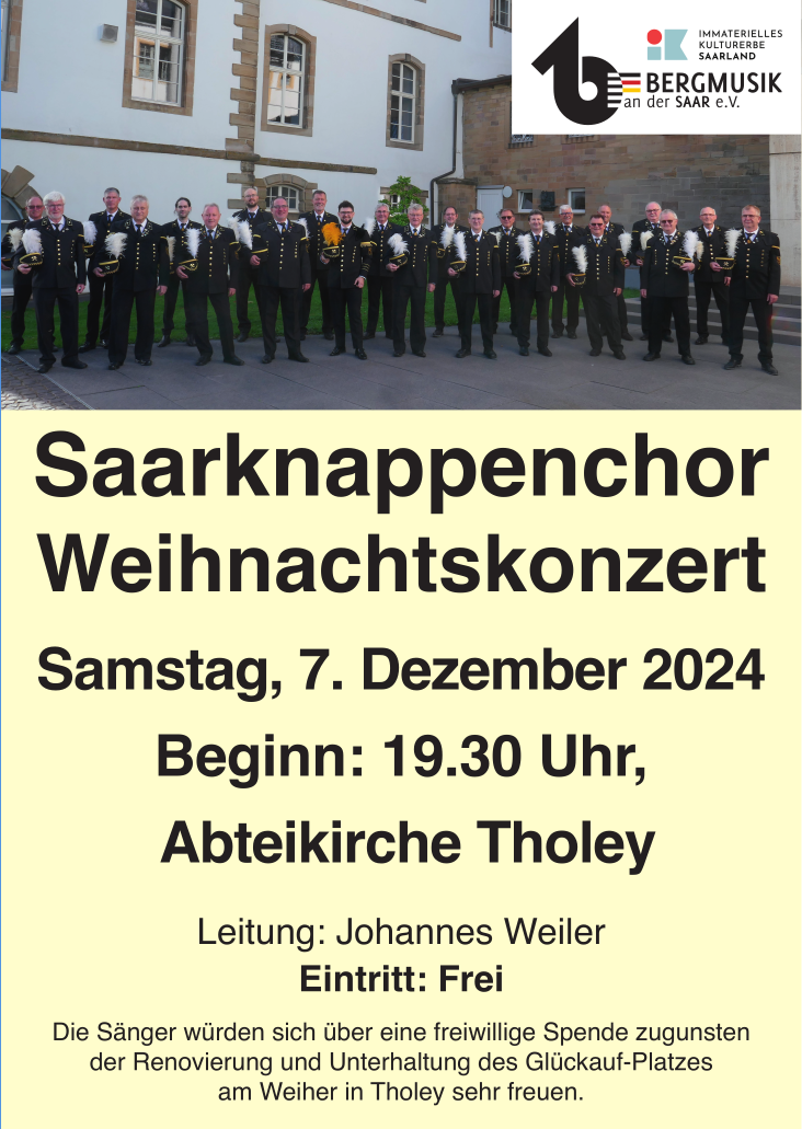 Weihnachtskonzert Benediktinerabtei Tholey