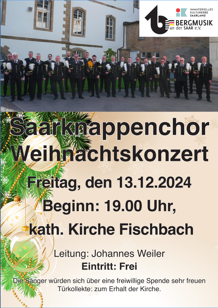 Weihnachtskonzert kath. Kirche Fischbach