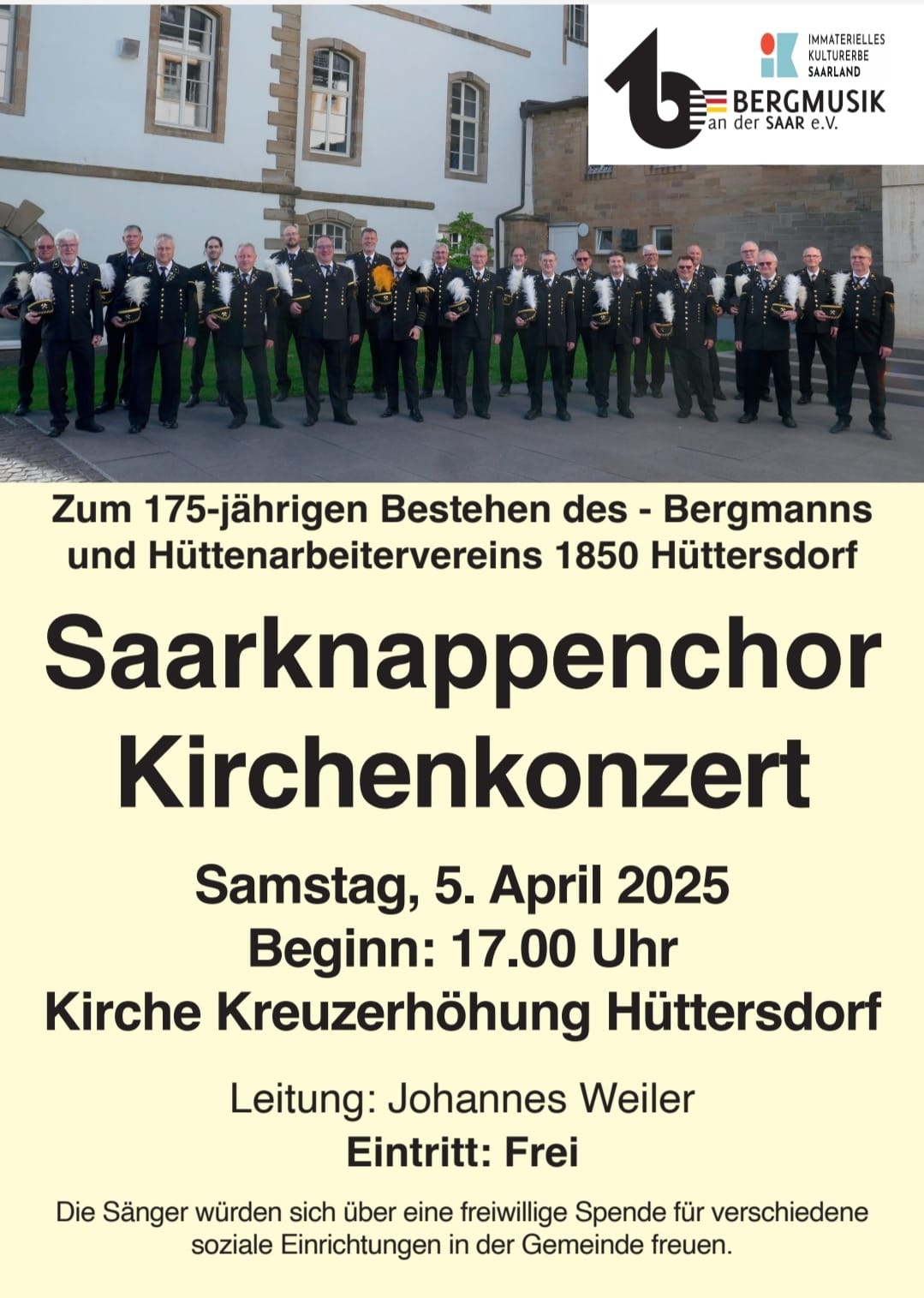 Kirchenkonzert in der Pfarrkirche in Hüttersdorf